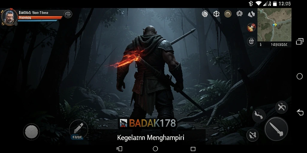 Tampilan gameplay mencekam dari BADAK178 yang membuat jantung berdebar.