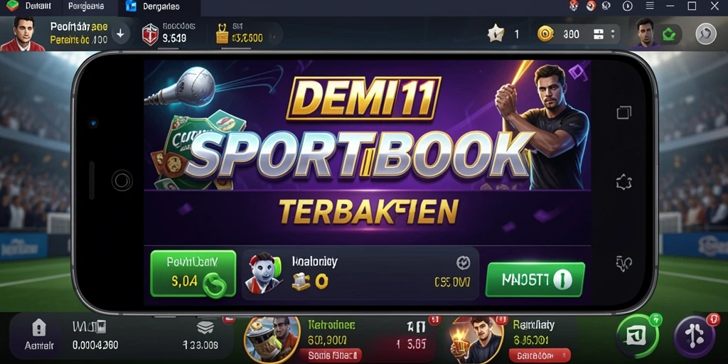 Tampilan menarik dari gameplay taruhan Sportsbook di DEMI11.