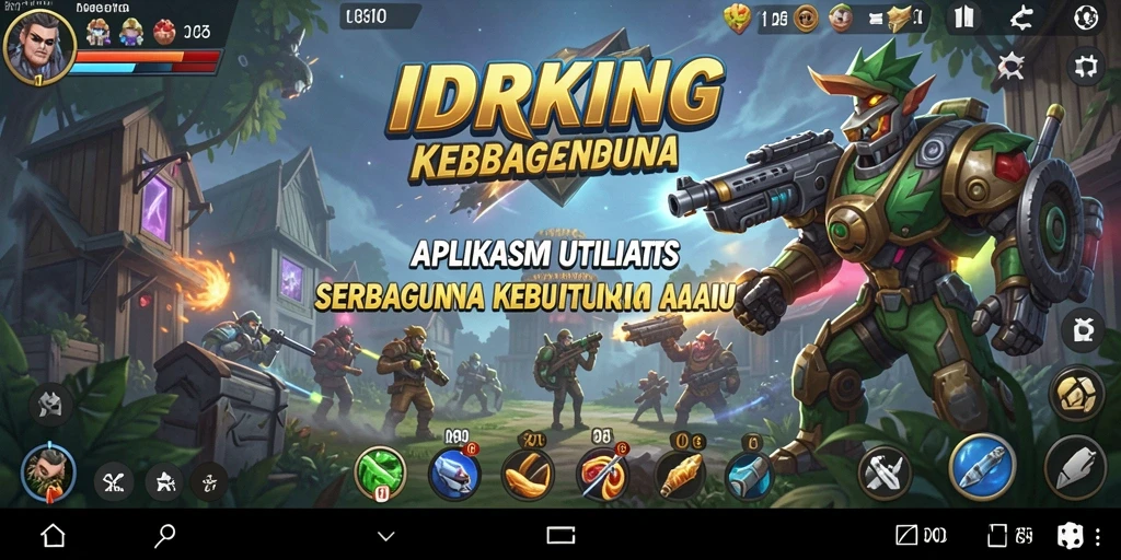 Tampilan aplikasi IDRKING yang modern dan mudah digunakan.