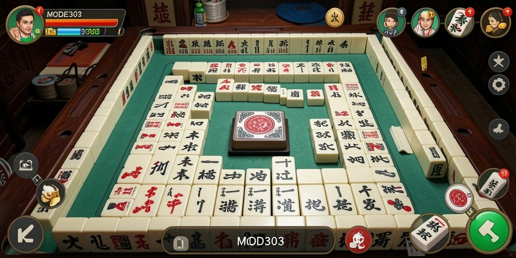 Gameplay seru dan interaktif di MODE303 Mahjong.