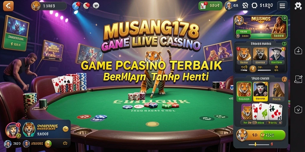 Gameplay mendebarkan di MUSANG178 dengan dealer langsung.