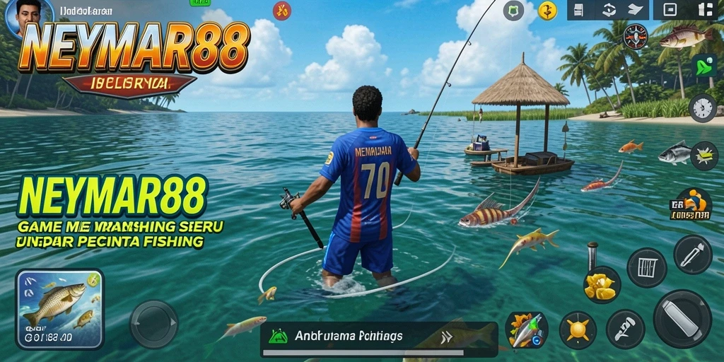 Tampilan gameplay menawan dari NEYMAR88 yang menampilkan pengalaman memancing.