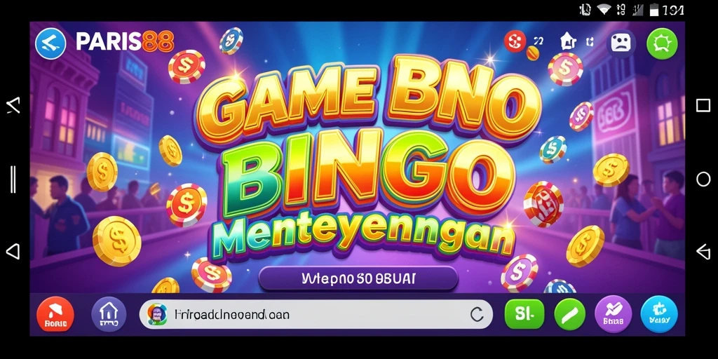 Tampilan gameplay Bingo yang seru dan interaktif di PARIS88.