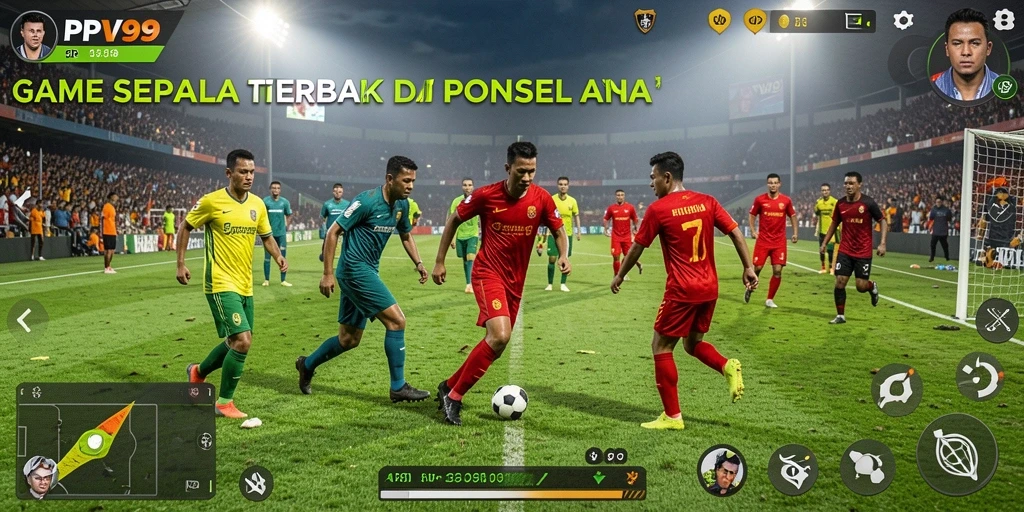 Tampilan gameplay PPV99 yang seru dan kompetitif dalam sepak bola.