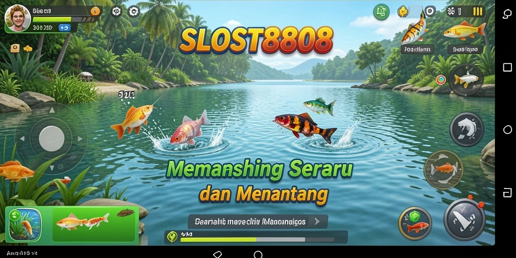 Tangkapan ikan yang epik dalam gameplay SLOST8808.
