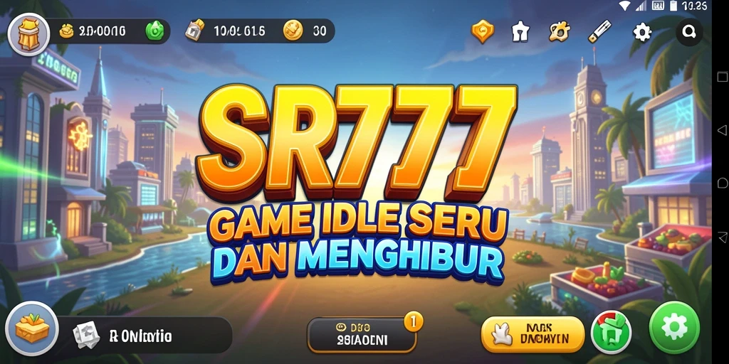 Tampilan gameplay SR777 dengan aksi pengumpulan otomatis yang seru.